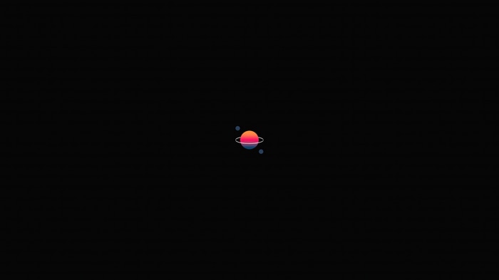 Minimalist Planet with Moons in Starfield 4K