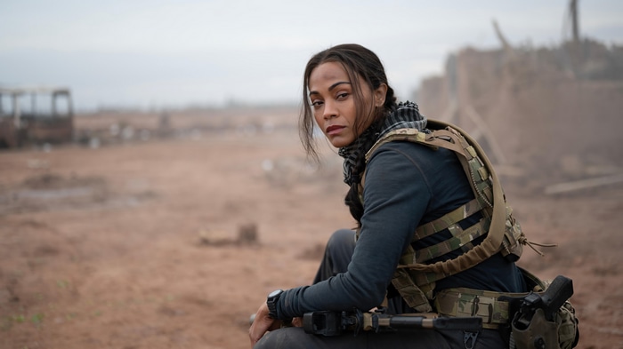 Zoe Saldana in Special Ops: Lioness 4K