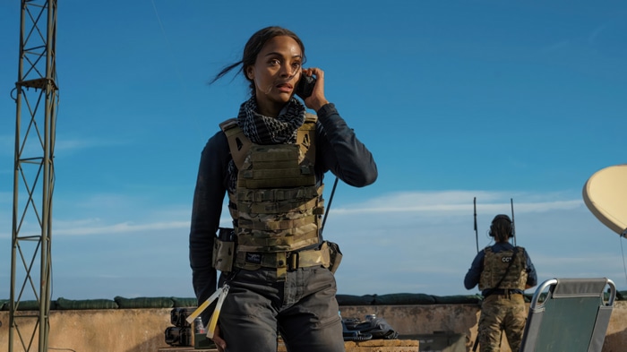 Zoe Saldana in Special Ops: Lioness 4K