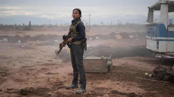 Zoe Saldana in Special Ops: Lioness 4K