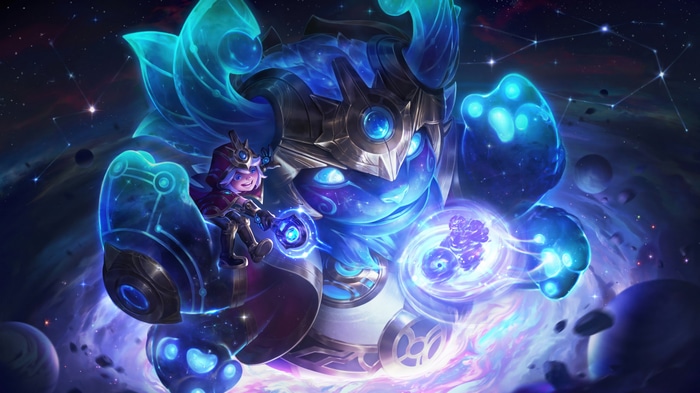 Nunu and Willump in Space - League of Legends 4K