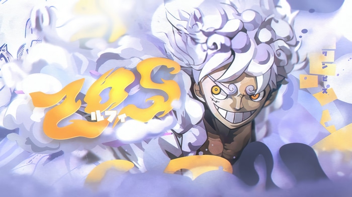 Monkey D. Luffy in Gear 5, One Piece 4K