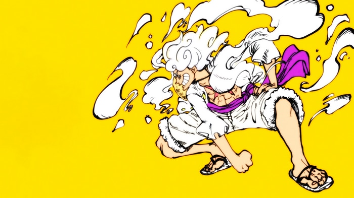 Monkey D. Luffy Gear 5 One Piece Anime 4K