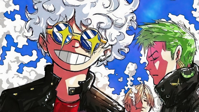 Monkey D. Luffy, Roronoa Zoro, and Sanji in One Piece 4K