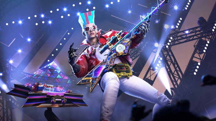 PUBG Mobile 4K Rocker Character with Guitar