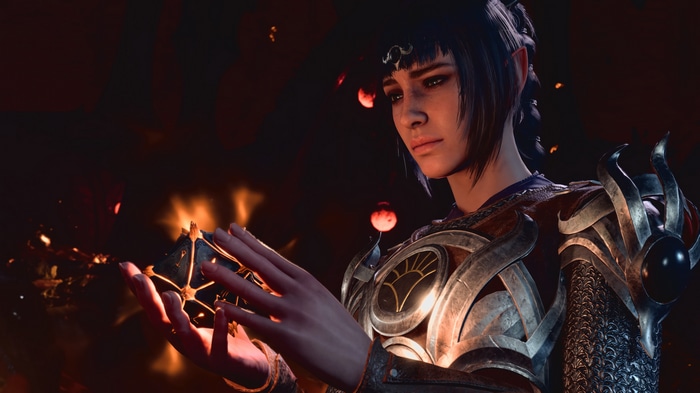 Video Game Character Holding a Glowing Orb