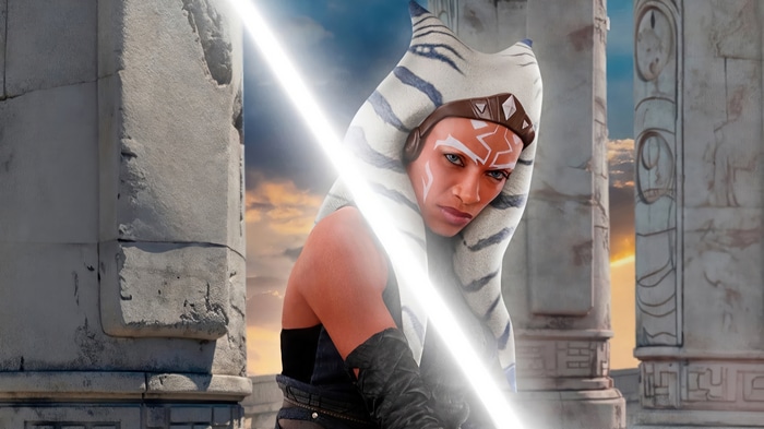 Ahsoka Tano with a Lightsaber in Star Wars 4K
