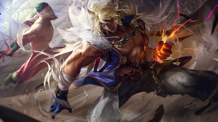 Soul Fighter Sett and opponent in battle 4K