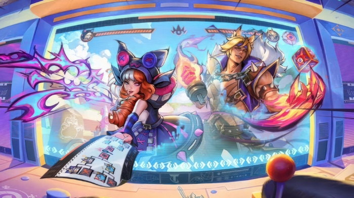 Soul Fighter Gwen and Sett in League of Legends 4K