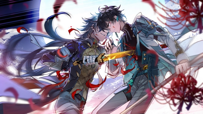 Blade and Dan Heng from Honkai: Star Rail