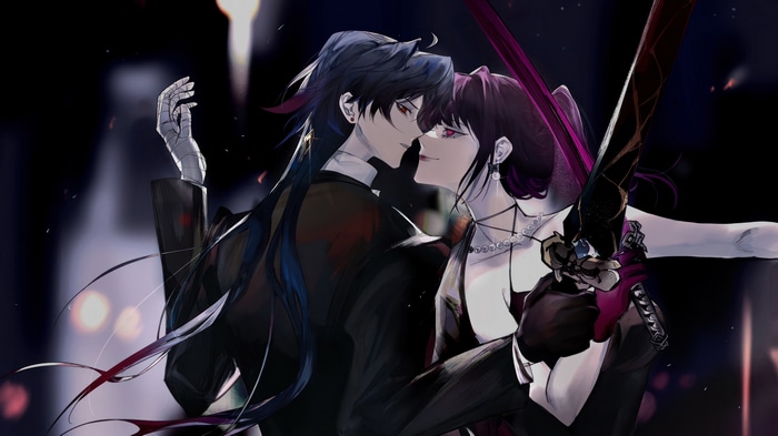 Kafka and Blade from Honkai: Star Rail in 4K