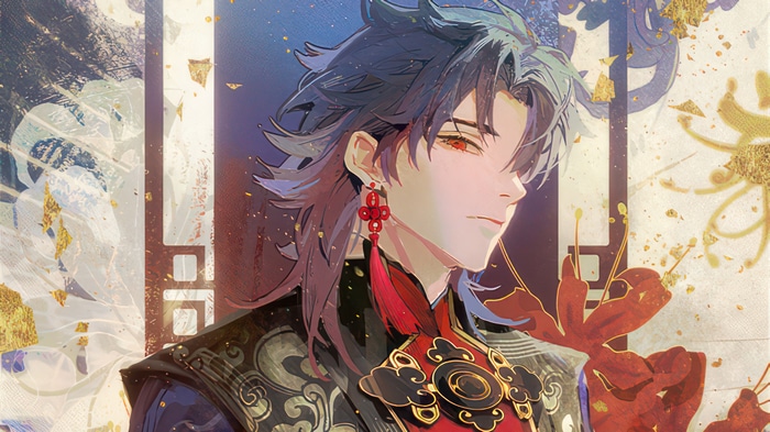 Blade from Honkai: Star Rail in traditional attire