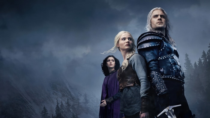 The Witcher: Geralt, Ciri, and Yennefer in 4K