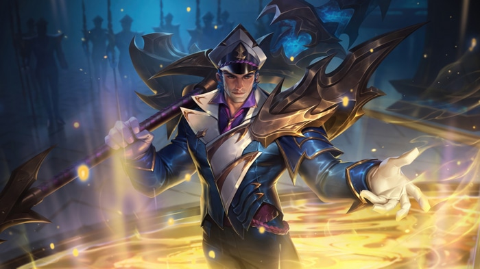 Jarvan IV from League of Legends Splash Art 4K