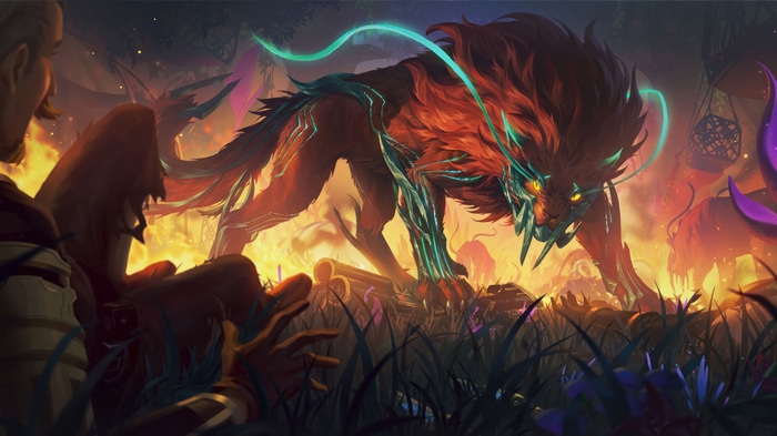 Nidalee in League of Legends 4K