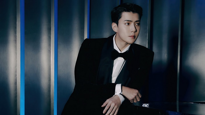 Sehun in a Black Tuxedo