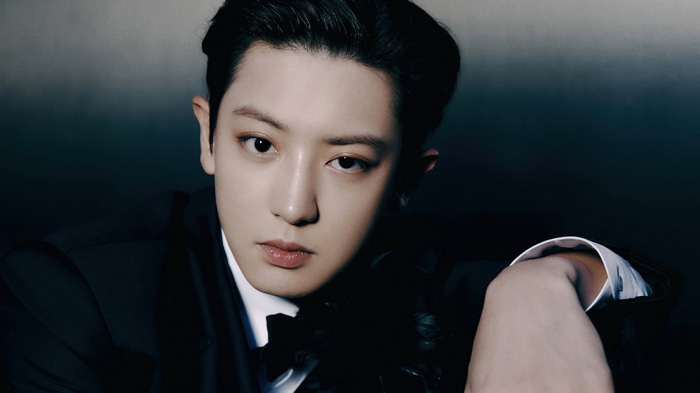 Chanyeol in a Black Suit