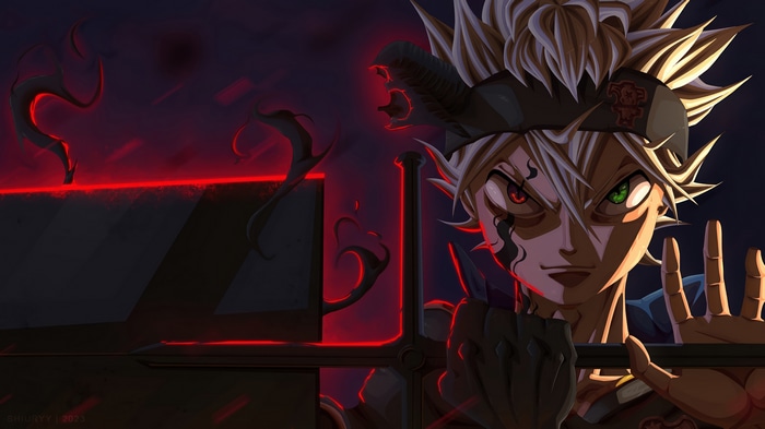 Black Clover Asta with Demon Dweller Sword 4K