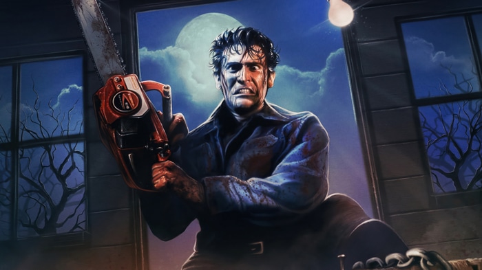 Ash Williams with Chainsaw from Army of Darkness 4K