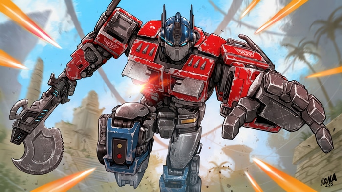 Optimus Prime in Fortnite 4K