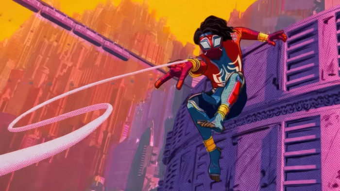 Spider-Man India in Spider-Man: Across the Spider-Verse 4K