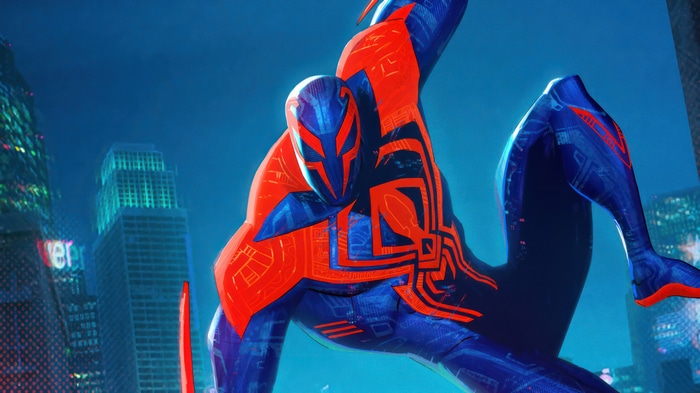 Spider-Man 2099 in Spider-Man: Across the Spider-Verse 4K