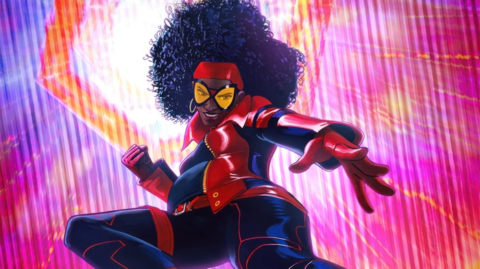 Spider-Woman in Spider-Man: Across the Spider-Verse 4K