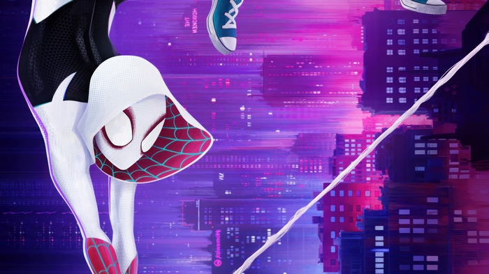 Spider-Gwen in Spider-Man: Across the Spider-Verse 4K