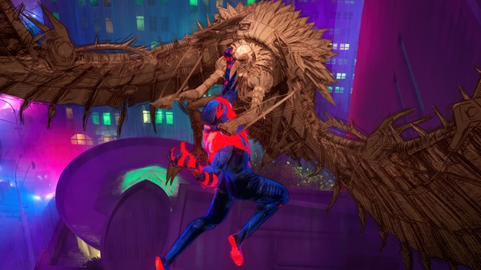 Spider-Man 2099 fights Vulture in 4K