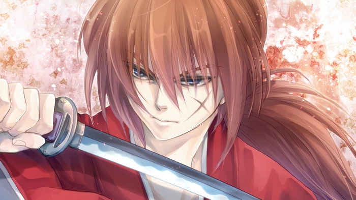 Kenshin Himura with Katana in Rurouni Kenshin 4K
