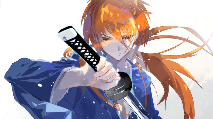 Kenshin Himura with Katana 4K