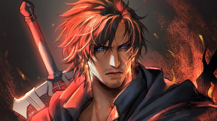 Clive Rosfield from Final Fantasy 16 with sword