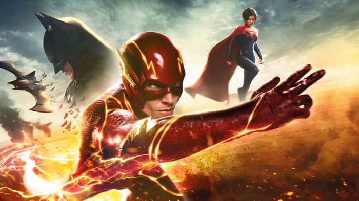 The Flash, Batman, and Supergirl 4K