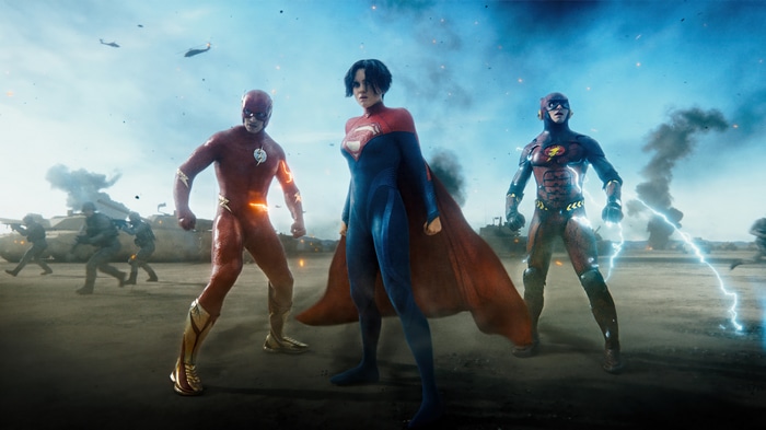 Supergirl and The Flash in 4K