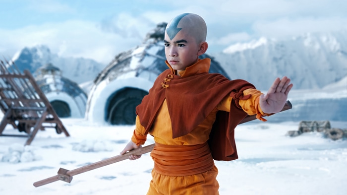 Aang from Avatar: The Last Airbender in 4K