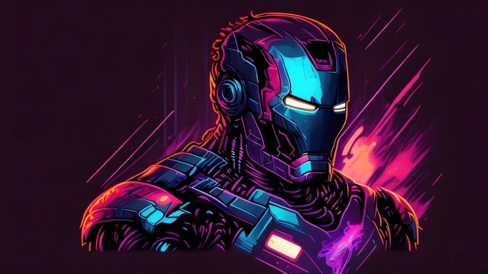 Iron Man Digital Art 4K