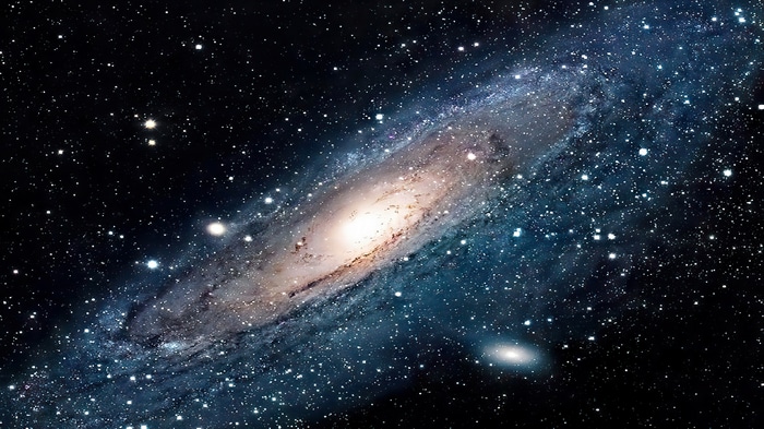 Andromeda Galaxy in Space 4K