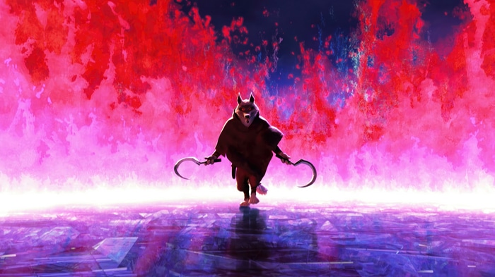 Death from Puss in Boots: The Last Wish with scythes