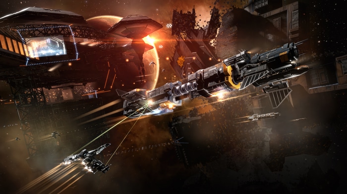 EVE Online Space Battle 4K