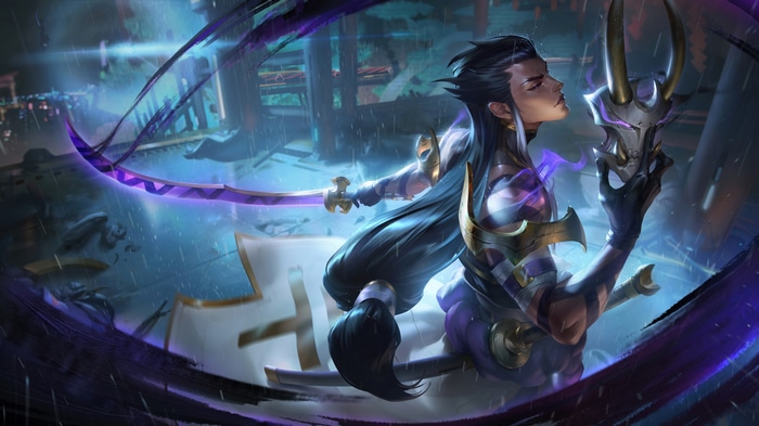Inkshadow Yone Splash Art 4K
