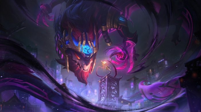 Inkshadow Aurelion Sol Splash Art 4K
