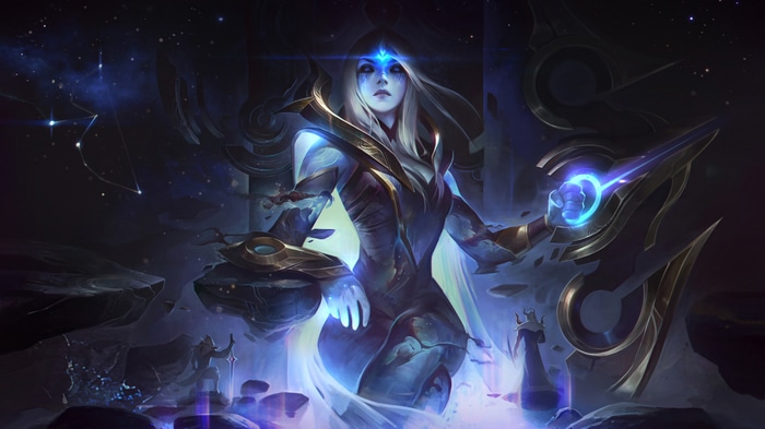 Cosmic Ashe from League of Legends 4K