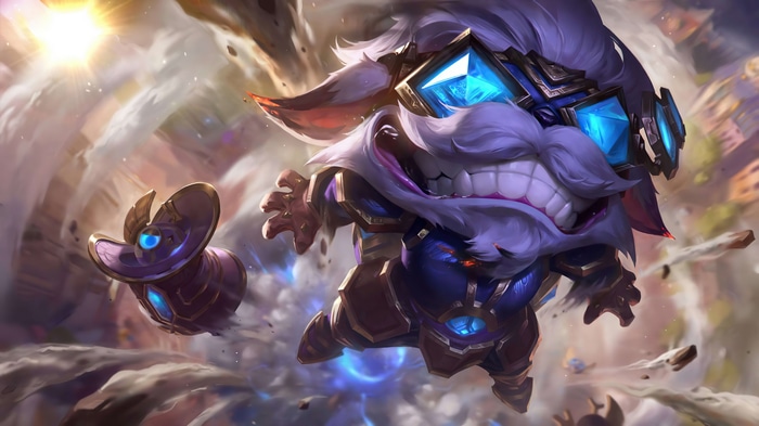Ziggs in Hextech Armor with a Companion