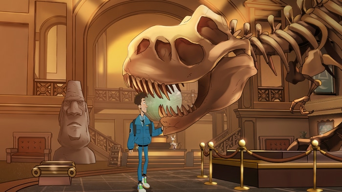 Night at the Museum: Kahmunrah Rises Again T-Rex Skeleton