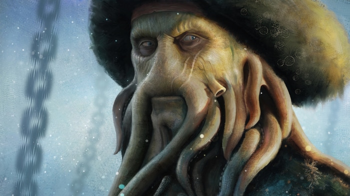 Davy Jones from Pirates of the Caribbean 4K