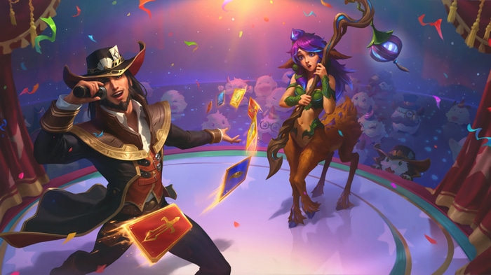 Twisted Fate and Lillia in League of Legends 4K