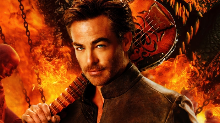 Chris Pine in Dungeons and Dragons: Honor Among Thieves 4K