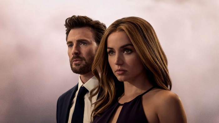 Ghosted 4K: Ana de Armas and Chris Evans