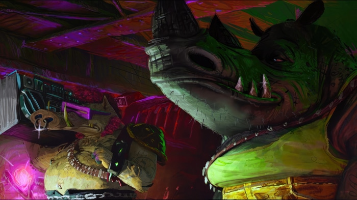 Bebop and Rocksteady from Teenage Mutant Ninja Turtles: Mutant Mayhem 4K