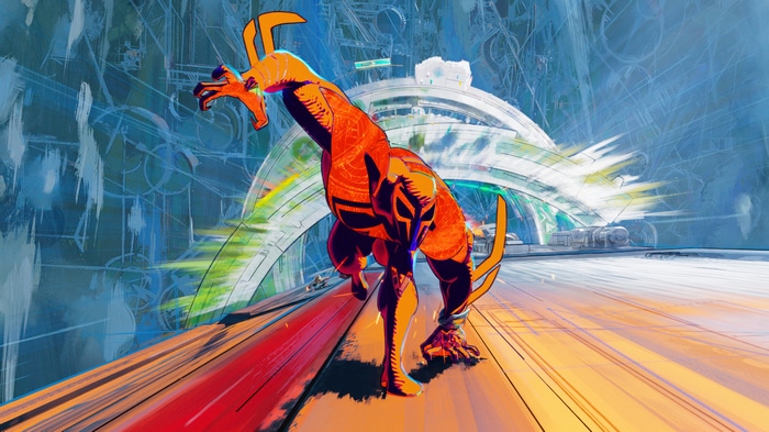 Spider-Man 2099 in Spider-Man: Across the Spider-Verse 4K